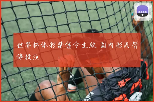 世界杯体彩禁售令生效 国内彩民暂停投注