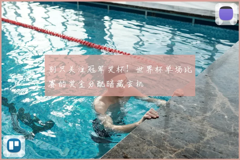 别只关注冠军奖杯!世界杯单场比赛的奖金分配暗藏玄机